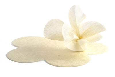 Kit 60 silk paper fustellata a fiore