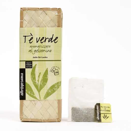 Tè verde gelsomino cestino in filtri | 37,5 g