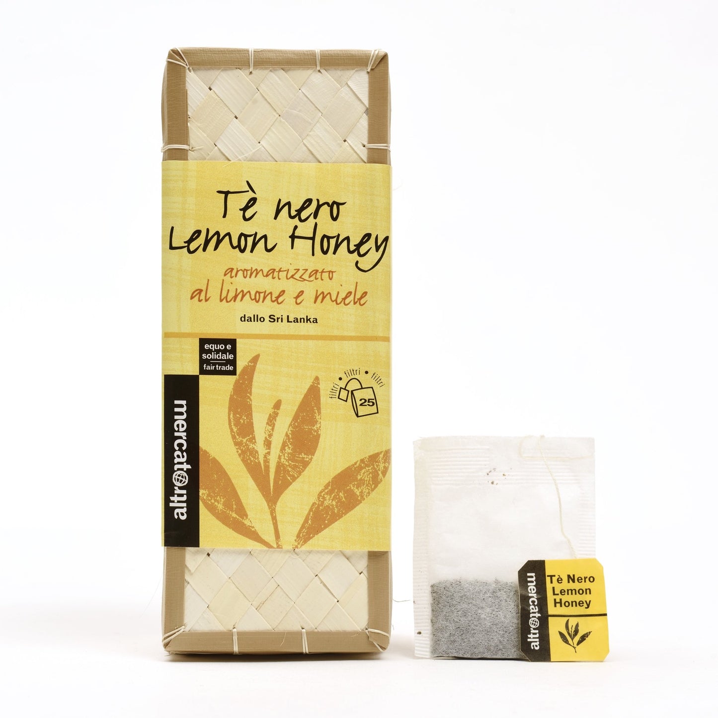 Tè nero lemon honey cestino in filtri | 37,5 g