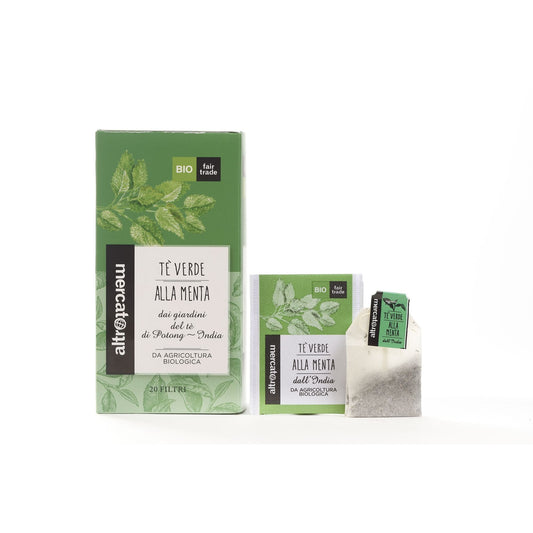 Tè verde alla menta in filtri | 40 g