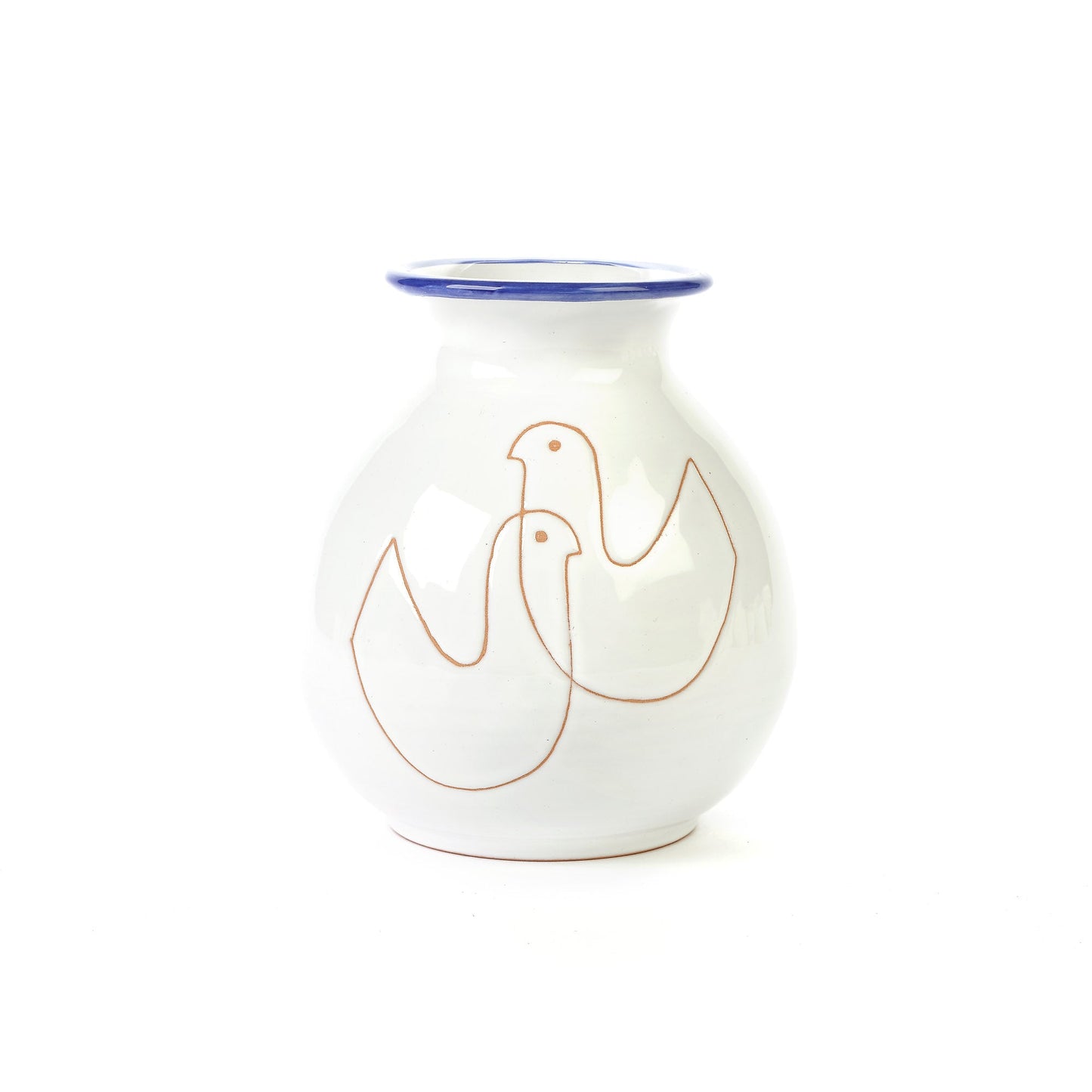 Vaso grande Pavoncelle ceramica